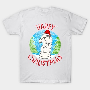 Christmas Chess Player Knight Xmas 2022 T-Shirt